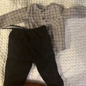 Tocoto vintage shirt and soft gallery corduroy pants. 6-9 months worn once